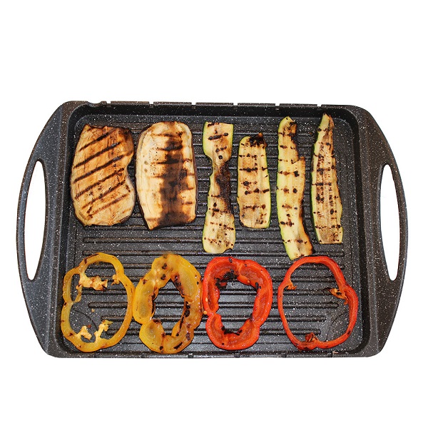 Multigrill con spiedini con verdure