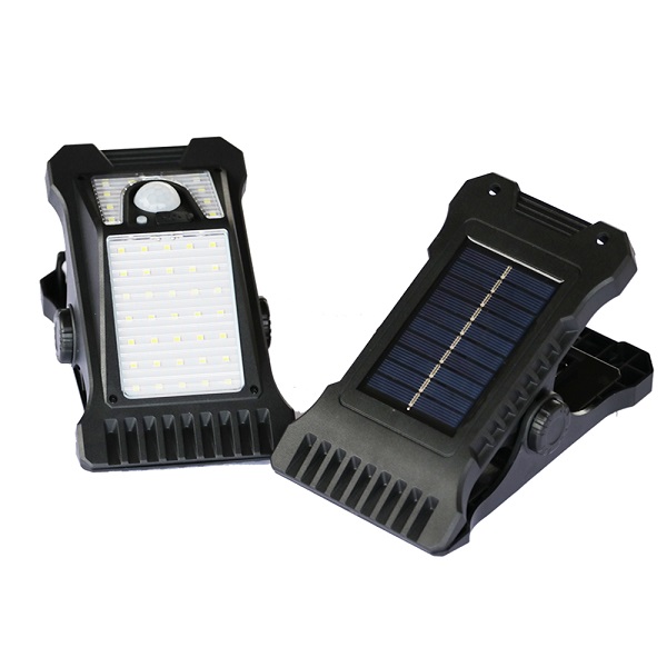 Lampada solare con clip