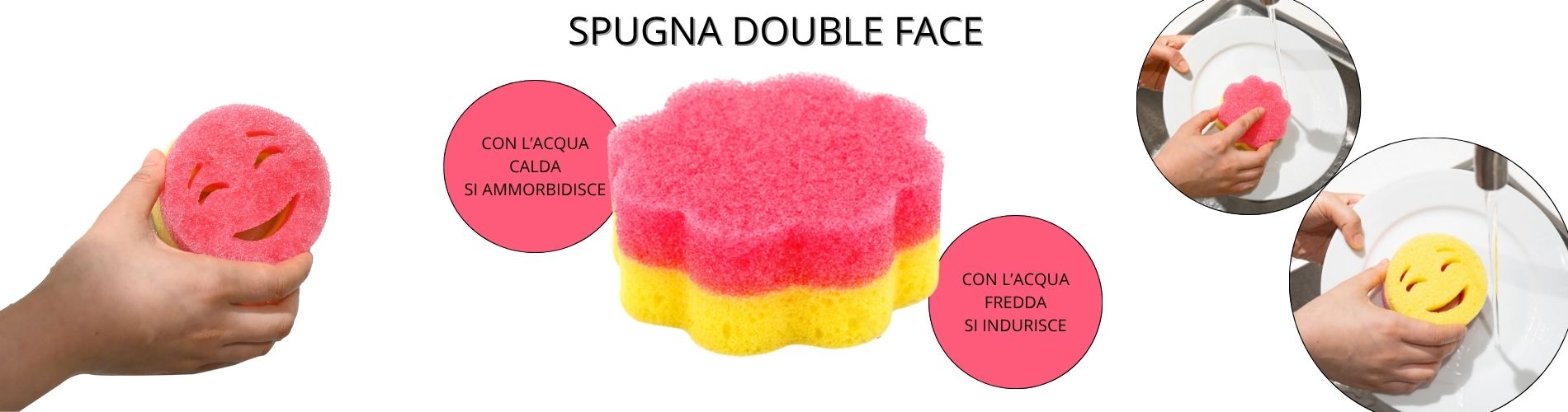 Spugna double face