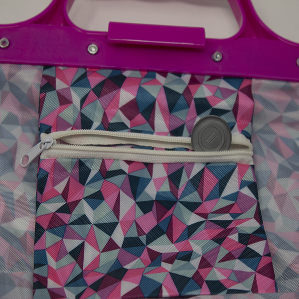 Baggy fantasy- floreale fucsia tasca