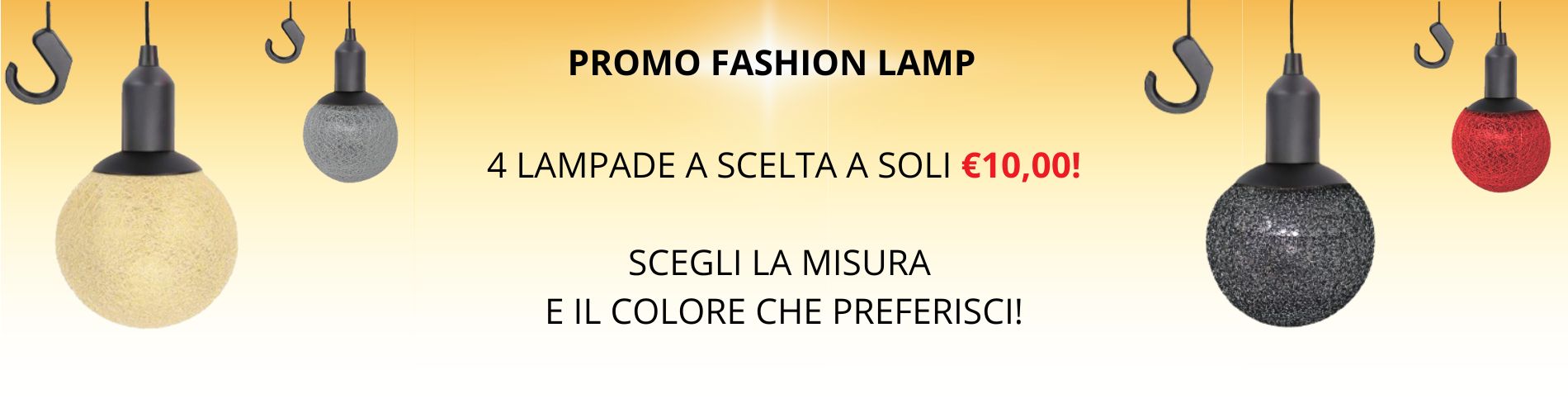 promo fashion lamp