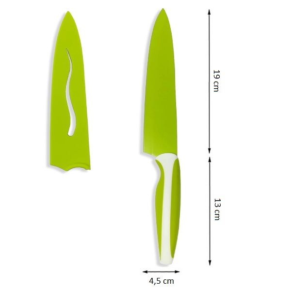 Coltello chef grande con misura