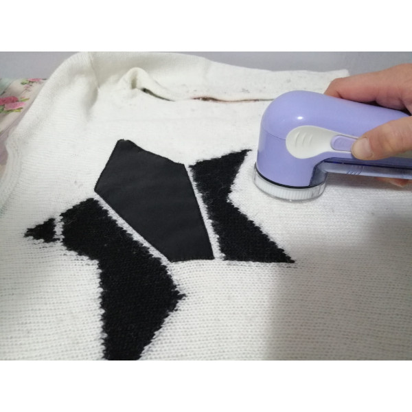 Levapelucchi ricaricabile con maglia