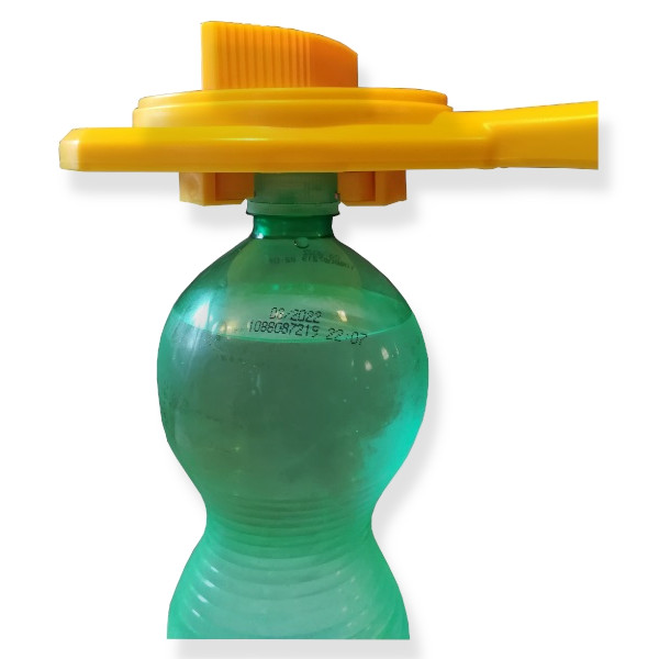 Lo svitato con bottiglia acqua