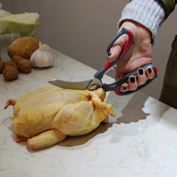 Forbice multifunzione curva con pollo