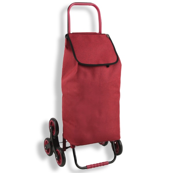 Trolley combi sali e scendi rosso