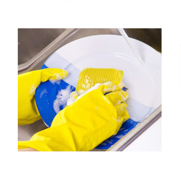 Set 2 spugne in silicone con piatti