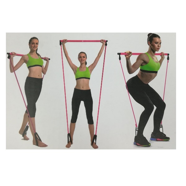 Esercizi barra per pilates in piedi