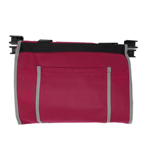 Eco bag rossa chiusa retro