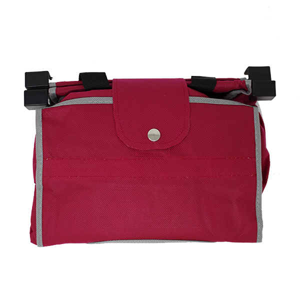 Eco bag rossa chiusa fronte