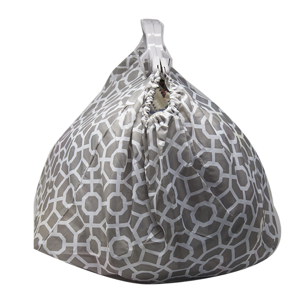 Baggy fantasy- floreale grigio laterale