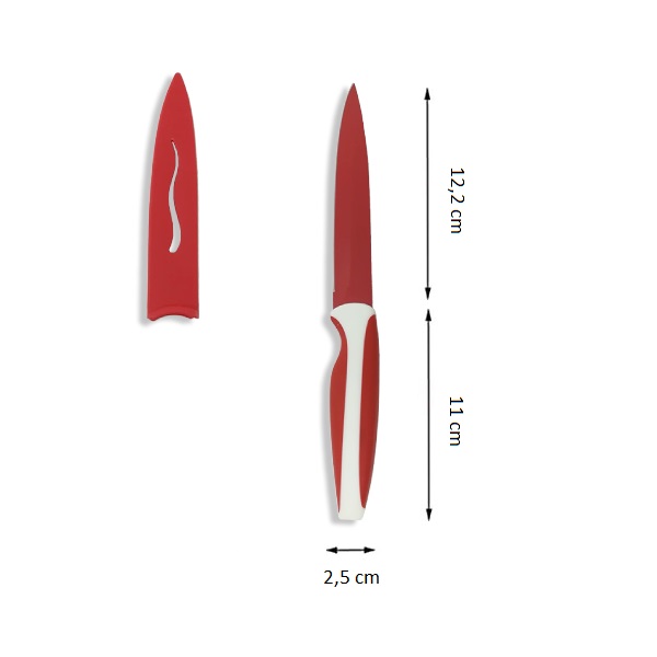 Coltello per pelare con misura