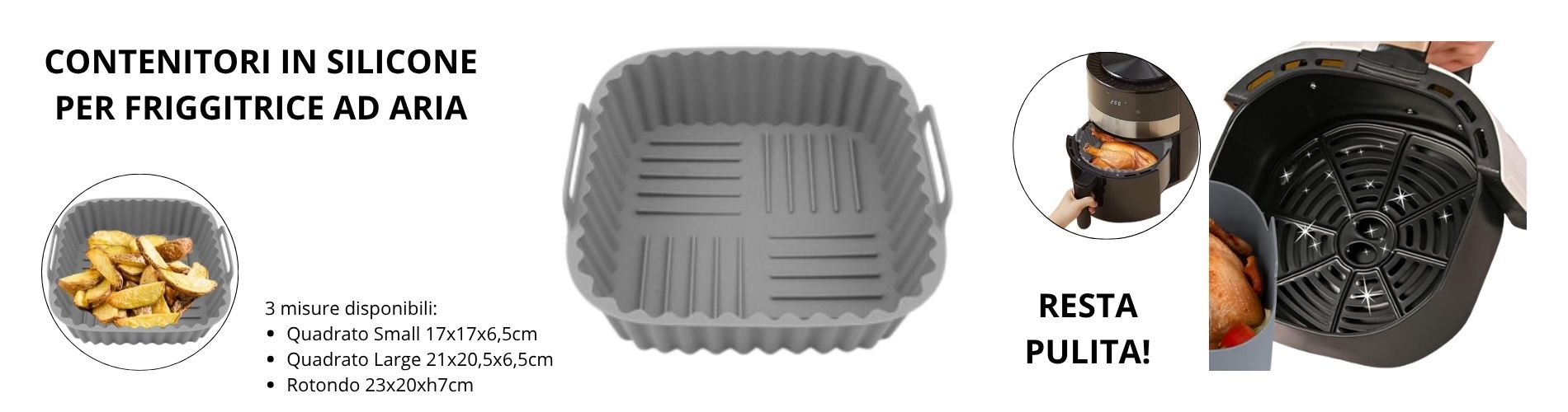 Contenitore in silicone