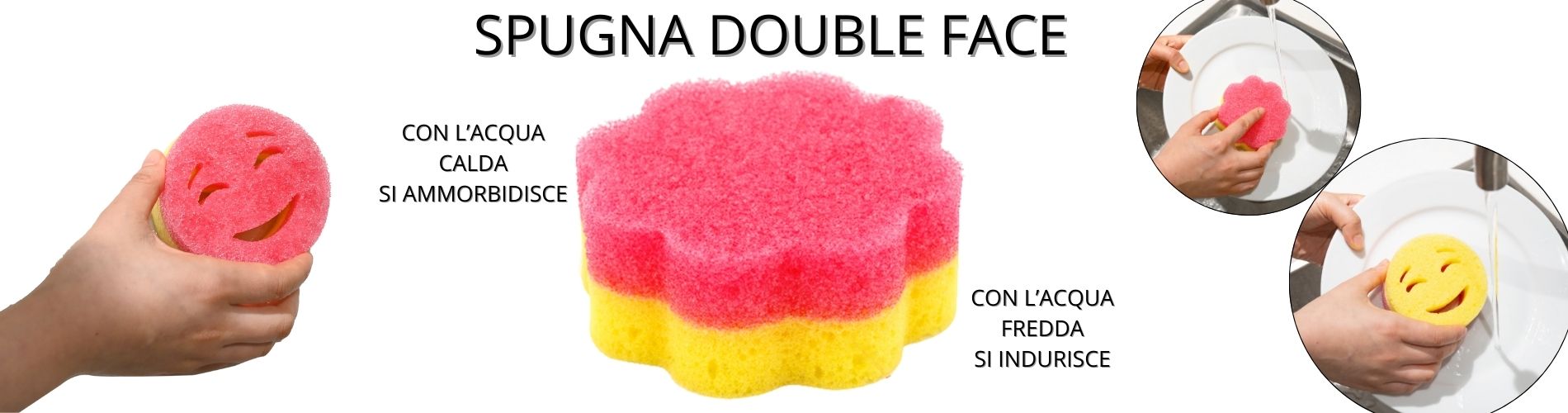 Spugna double face