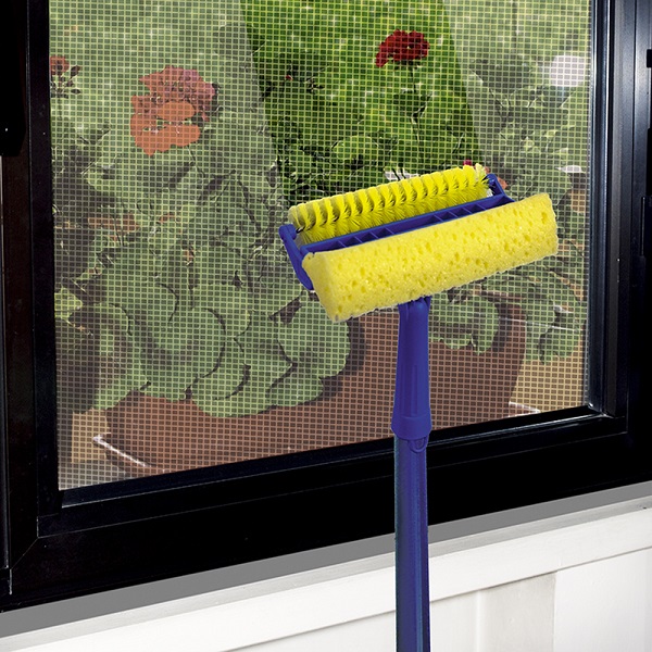 Scovolozazza con manico con zanzariera