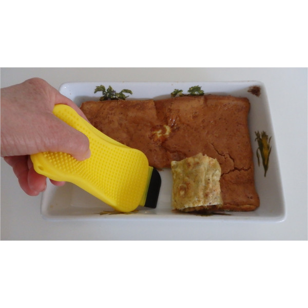 Set 2 spugne in silicone con teglia