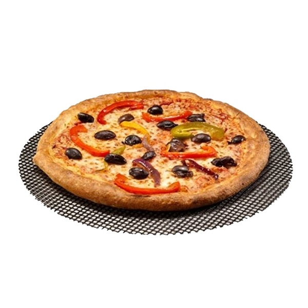 Rete rotonda per griglia con pizza